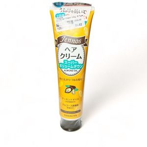 Yanagiya Honten Jenos Hair Cream Almond Oil Full Size 140g Japanese Smoothing